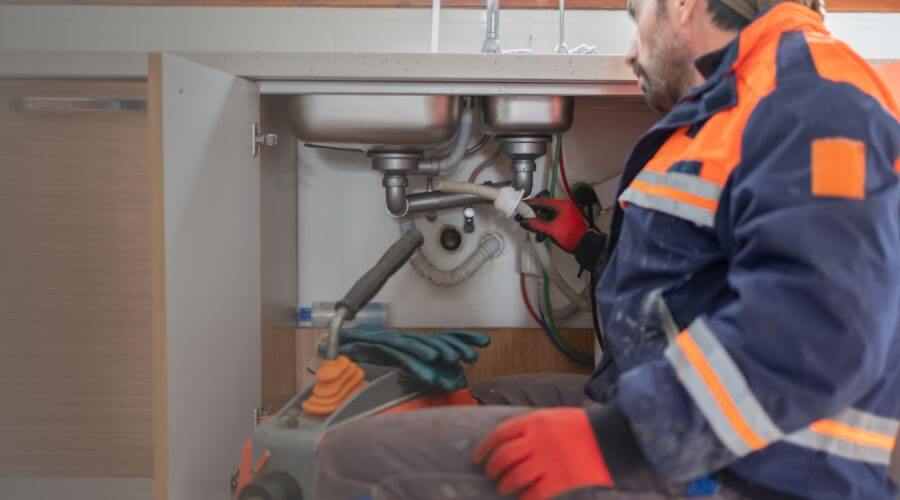 Professional slab leak plumber services in Palmyra, IN